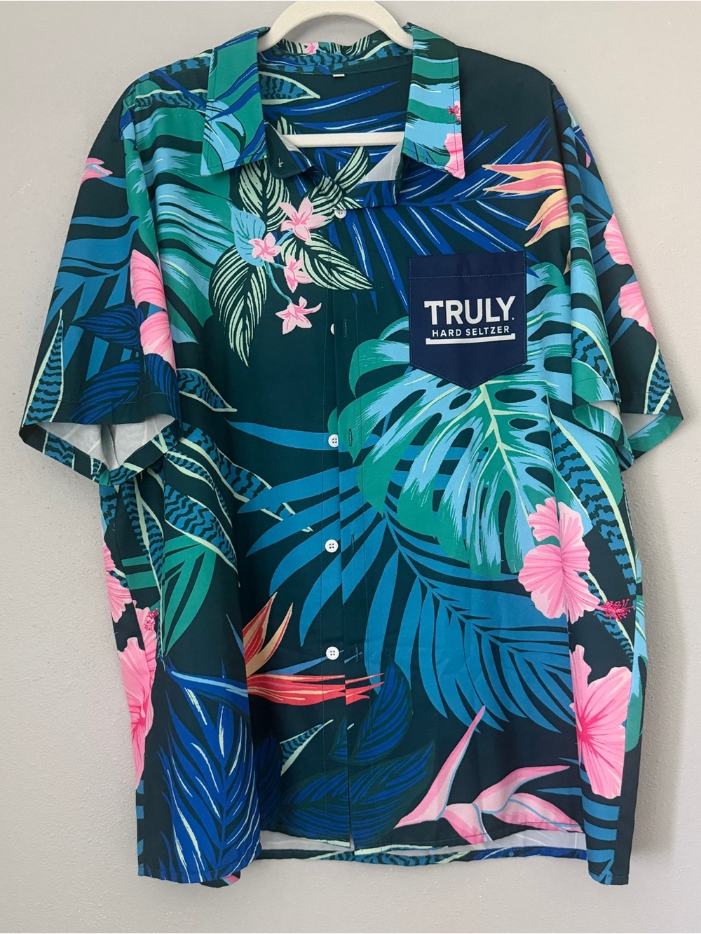 Truly Hard Seltzer Short Sleeve Hawaiian Shirt